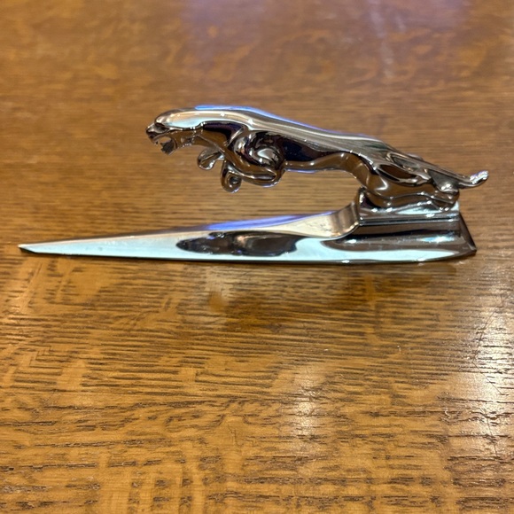 Jaguar Car Metal Hood Ornament Letter Opener